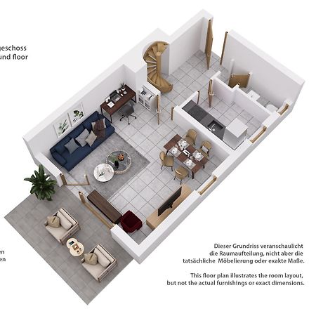 Moderne Maisonette Mit Garten Unterschleissheim Ngoại thất bức ảnh