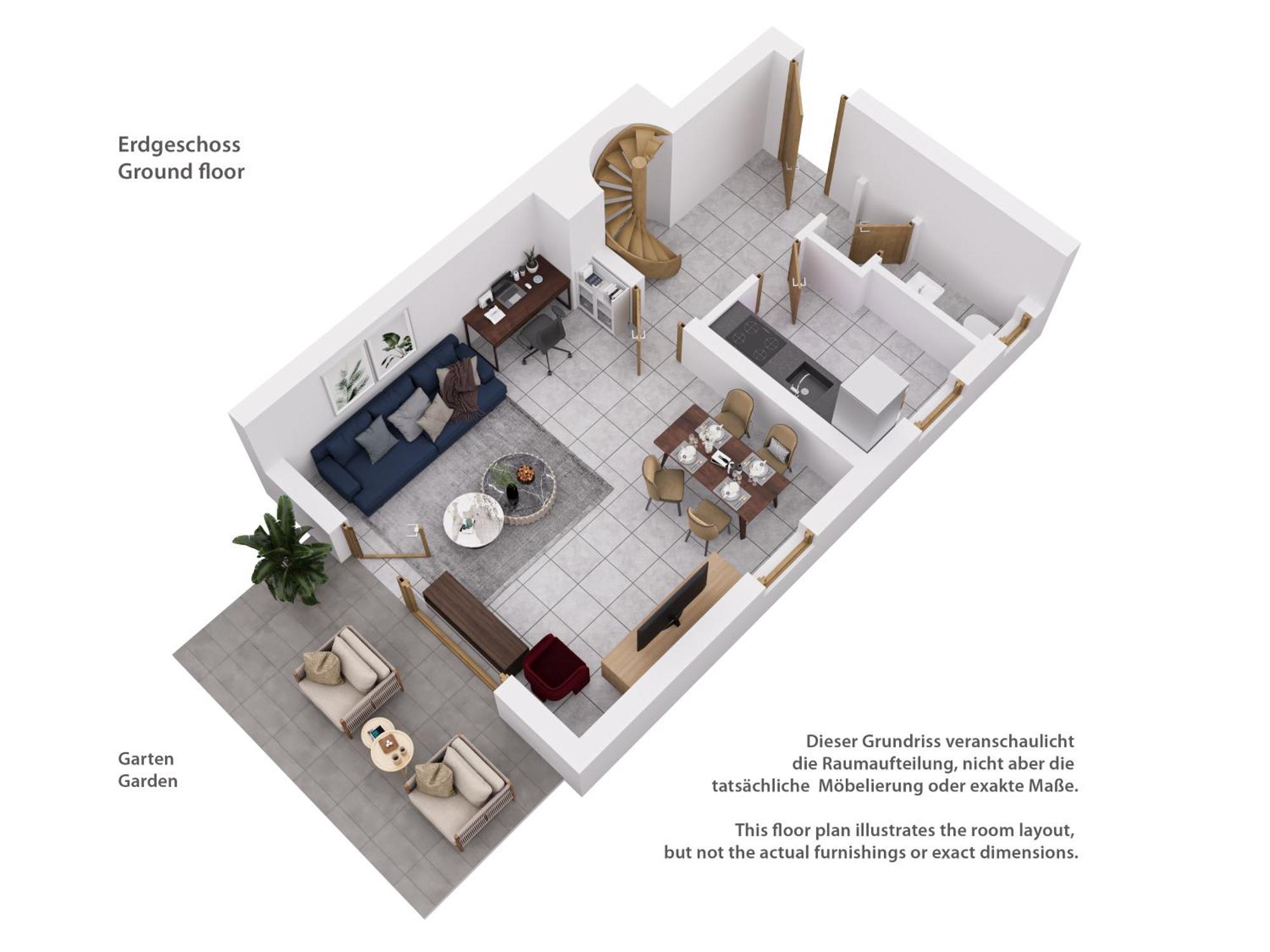 Moderne Maisonette Mit Garten Unterschleissheim Ngoại thất bức ảnh
