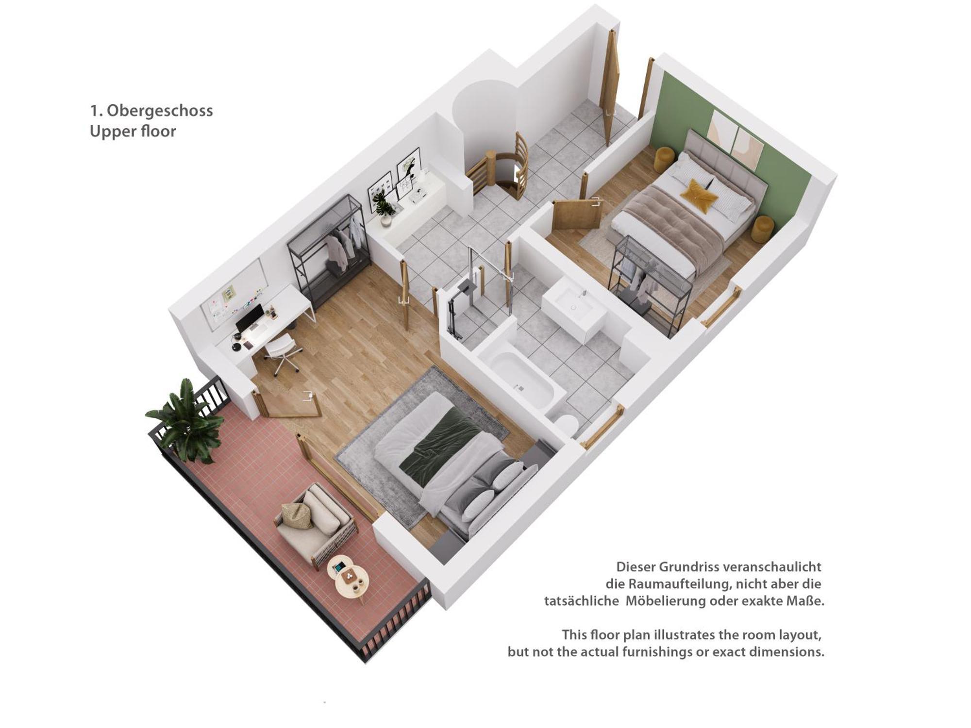 Moderne Maisonette Mit Garten Unterschleissheim Ngoại thất bức ảnh