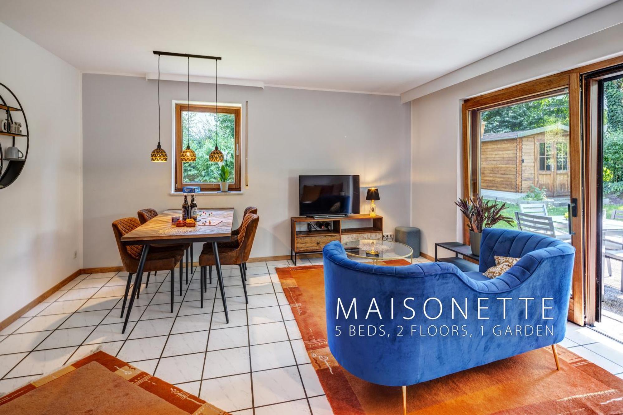 Moderne Maisonette Mit Garten Unterschleissheim Ngoại thất bức ảnh